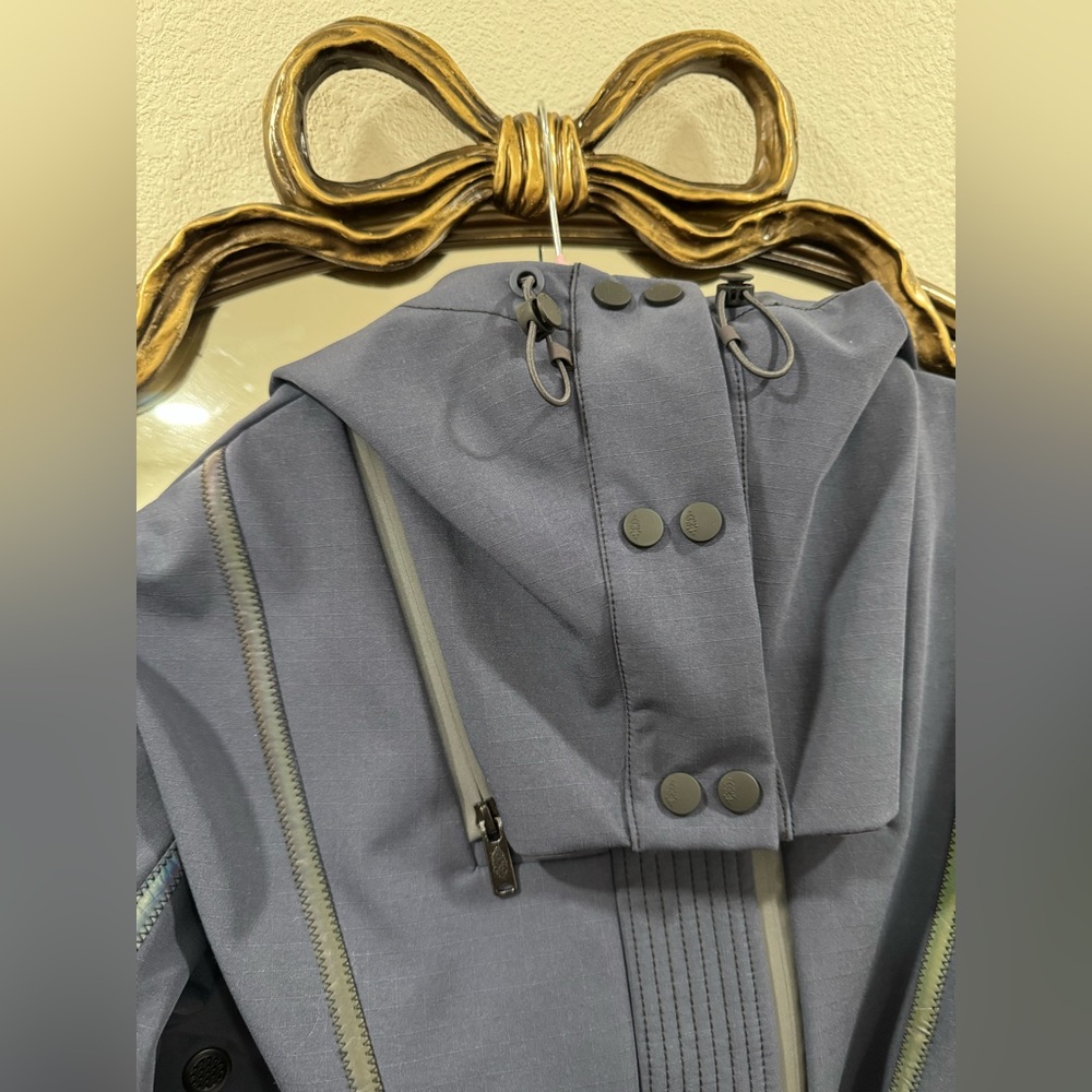 NWT Free people Movement Moon Magic Reflective Rain Parka Jacket - Picture 5 of 11